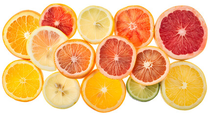 Fototapeta premium Assorted Citrus Fruit Slices