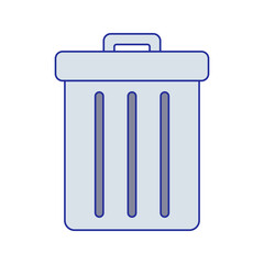 Kitchen Trash Can Illustration