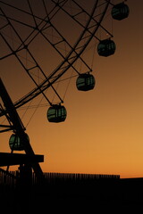 Ferris Wheel Silhouete