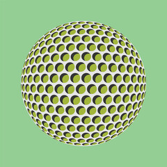 Golf Ball Illustration