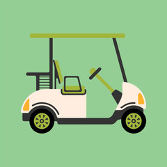 Kart Golf Illustration