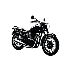 Obraz premium motorcycle silhouette