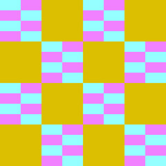 seamless pattern of colorful block abstract checkerboard pattern endless