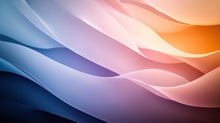Obraz premium Minimalist abstract background with clean lines and soft gradients, ideal for showcasing products with a modern and sleek look