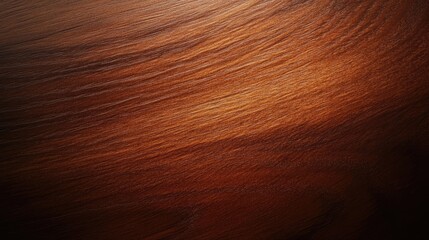 Obraz premium Smooth, polished wooden background with rich brown hues and subtle shine, ideal for elegant and classic designs.
