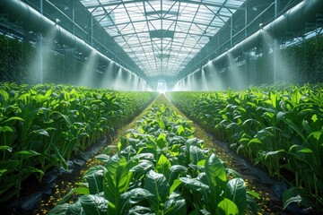 Greenhouses with Automated Irrigation System