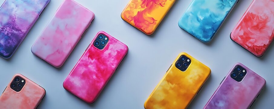 Colorful Marble Phone Cases -  Illustration