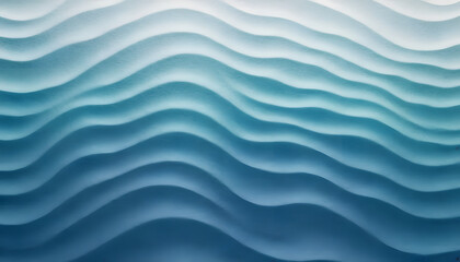 Abstract wavy pattern in shades of blue, creating a sense of depth and movement. The design features smooth curves and textured lines, ideal for backgrounds or modern art.