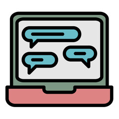 Fototapeta premium Chat Icon