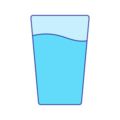 Glass of Water Illustration