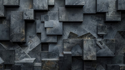 abstract black and grey background made of stone and concrete
