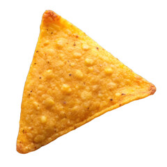 Fototapeta premium A nachos chip isolated on transparent background