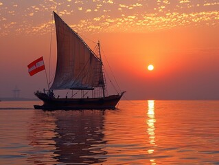 Sailboat at Sunset