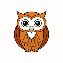 Owl on a branch isolated on white, owl vector illustration, bird on a branch vector art, owl silhouette, bird vector icon, owl on a branch vector, eps, owl on a branch cartoon