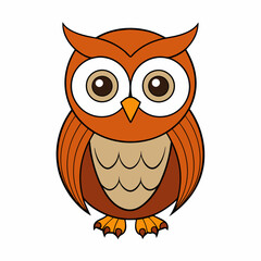 Owl on a branch isolated on white, owl vector illustration, bird on a branch vector art, owl silhouette, bird vector icon, owl on a branch vector, eps, owl on a branch cartoon