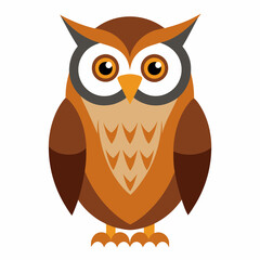 Owl on a branch isolated on white, owl vector illustration, bird on a branch vector art, owl silhouette, bird vector icon, owl on a branch vector, eps, owl on a branch cartoon