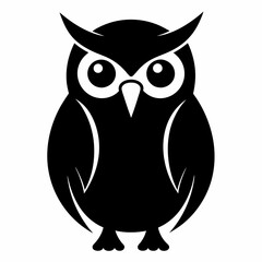 Owl on a branch isolated on white, owl vector illustration, bird on a branch vector art, owl silhouette, bird vector icon, owl on a branch vector, eps, owl on a branch cartoon