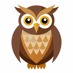 Owl on a branch isolated on white, owl vector illustration, bird on a branch vector art, owl silhouette, bird vector icon, owl on a branch vector, eps, owl on a branch cartoon
