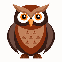 Owl on a branch isolated on white, owl vector illustration, bird on a branch vector art, owl silhouette, bird vector icon, owl on a branch vector, eps, owl on a branch cartoon