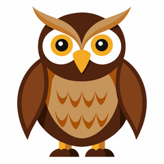 Owl on a branch isolated on white, owl vector illustration, bird on a branch vector art, owl silhouette, bird vector icon, owl on a branch vector, eps, owl on a branch cartoon