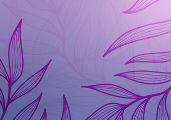Art purple tropical flower soft background