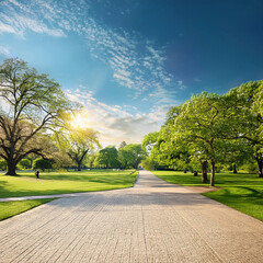 날씨좋은 날의 공원
