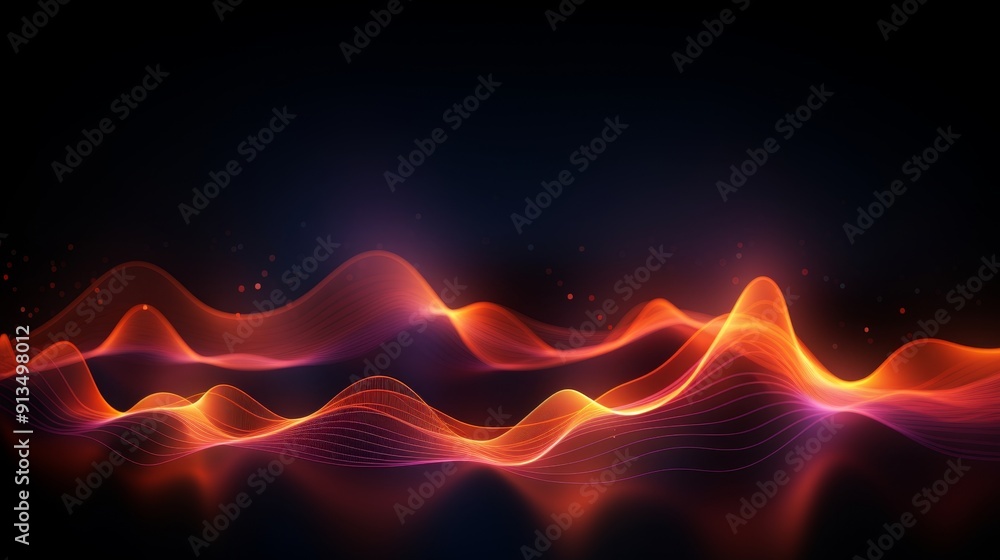 Poster minimalist abstract background with graphite lines and geometric shapes for podcast banner