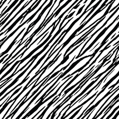 Seamless pattern, dark irregular diagonal stripes, grunge style