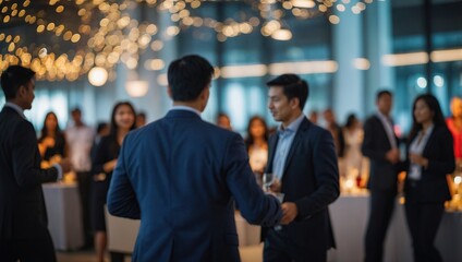 business peoples in a party 