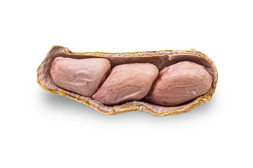 peanut isolaed on white background