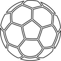 Soccer Ball Icon Illustration