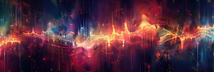 Naklejka premium a complex harmonic spectrum