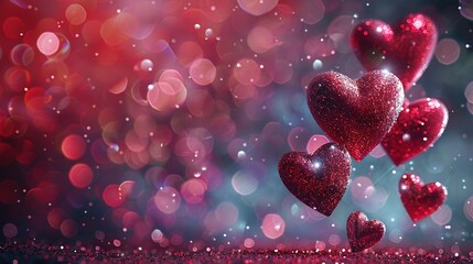 Obraz premium Valentines day greeting card. Valentines day