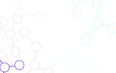 Light Pink, Blue vector texture with artificial intelligence concept.