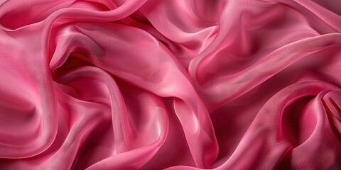Obraz premium pink slik fabric 