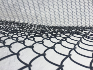 Naklejka premium Metal Fence Pattern