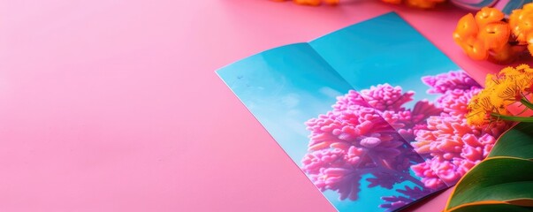 Cancer awareness pamphlet, detailed information, eye-catching graphics, easy-to-read layout