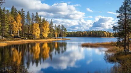 Obraz premium Lapland Finland --ar 16:9 --v 6.1 Job ID: 4045f86c-82f4-4e36-aea5-523a22065057