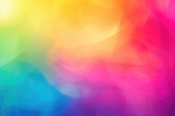Obraz premium Vivid Blurred Background Featuring Rainbow Colors for Creative Design and Artistic Presentation