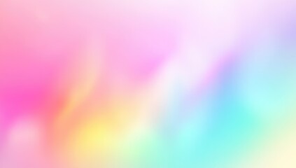 Obraz premium Colorful Gradient Background With Rainbow Hues Blending In A Soft, Dreamy Atmosphere