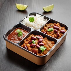 chicken with rice and pulse