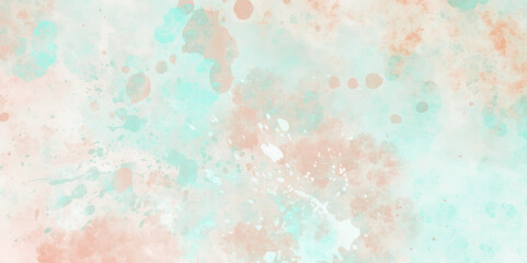 Abstract bright and shiny lovely soft watercolor background. Closeup of pink and paste textured grunge background. beautiful and colorful watercolor used for wallpaper, banners, design, vector frame.	