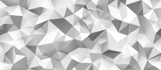 Fototapeta premium Seamless Abstract Geometric Background in Gray and White Modern Polygon Mosaic Triangle Pattern for Business and Corporate Use