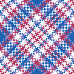 Tartan Plaid Seamless Pattern. Gingham Patterns. Template for Design Ornament. Seamless Fabric Texture. Vector Illustration