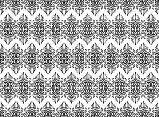 Ikat fabric abstract symbol Aztec illustration5