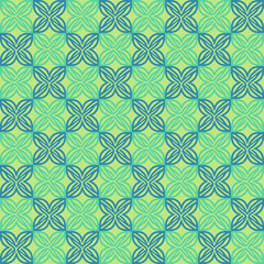 Seamless green geometric pattern. Minimalist abstract background, Art Deco, Memphis, Mid-century modern.