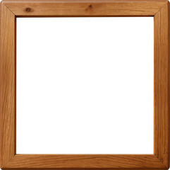 木目の四角フレーム