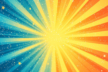 Fototapeta premium retro sunburst background