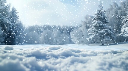 Snowy Forest Landscape
