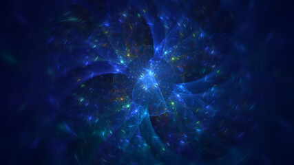 3D manual rendering abstract circle light background. Its not AI Generatd illustration.